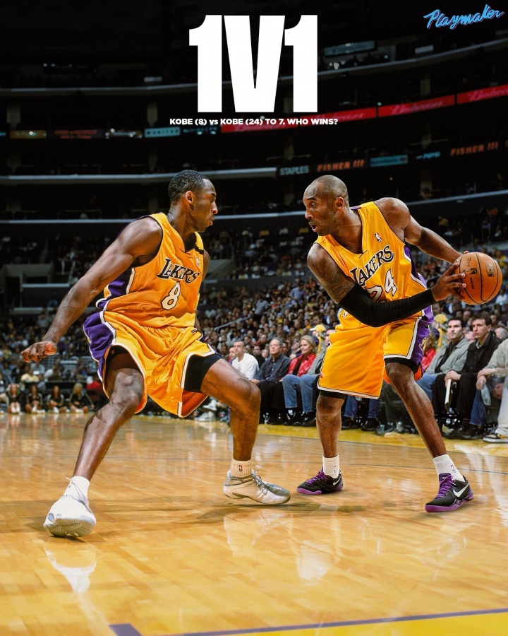 不同风格的科比单挑！美媒：8号VS24号谁将获胜？